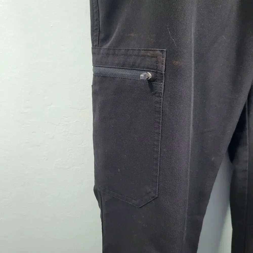 Figs Women's Black Cargo Style Pants Size XS 31826-1310